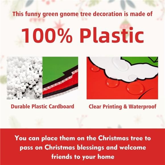 Funny Christmas Decorations for Tree  |  4pcs Xmas Tree Topper Christmas - Picture 3 of 7